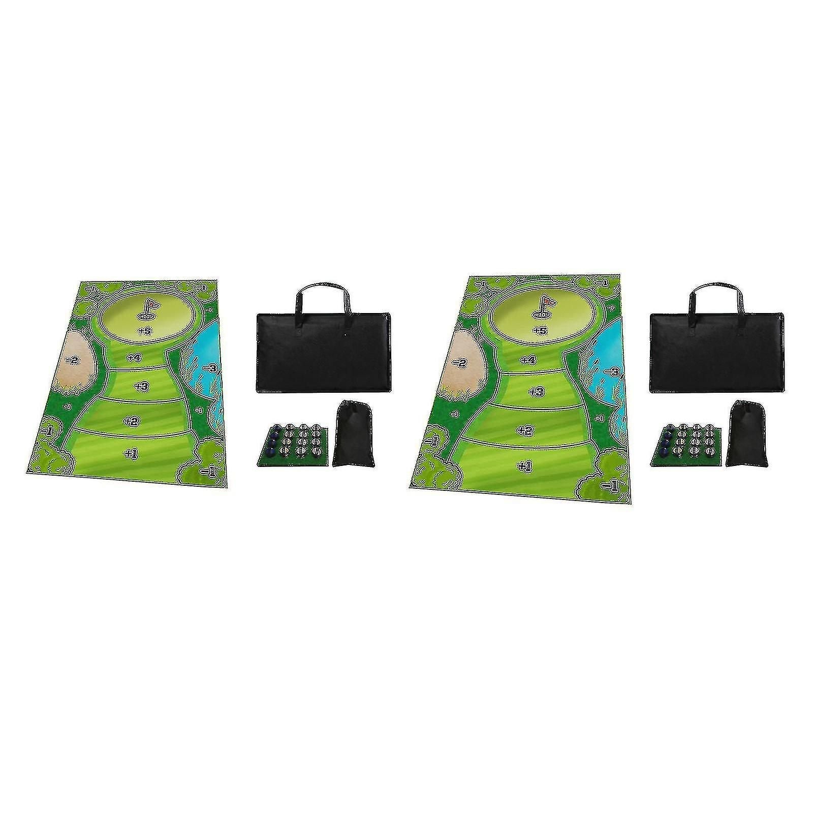 Indoor Casual Golf Game Set Casual Golf Game Set Party Golf Hitting Mats 2024 New Good - J