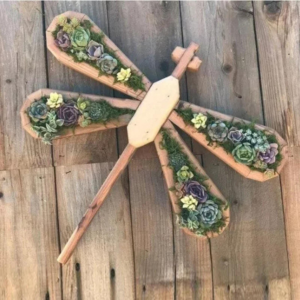 Animal Shaped Wooden Planter Succulent Flower Pot Garden Outdoor Decorations