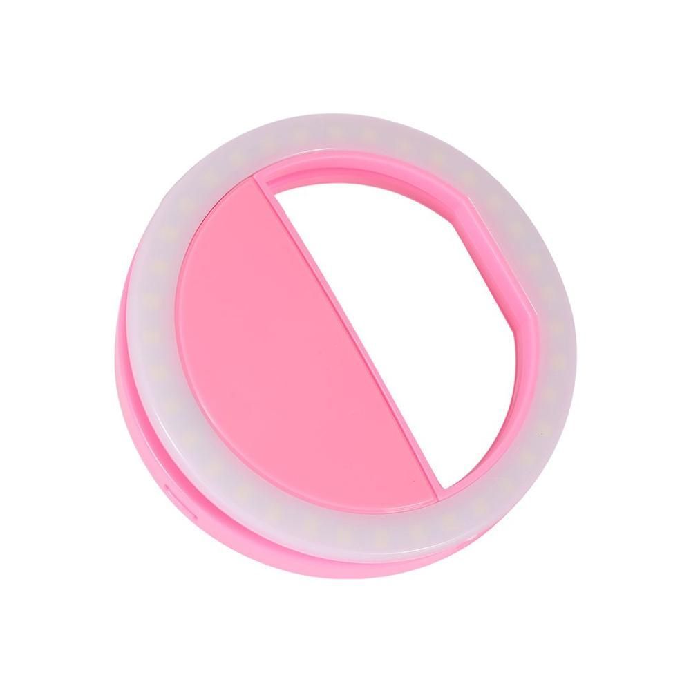 Selfie Ring Light LED Clip For Cell Phone Portable Selfie Flashlight Makeup Mirror