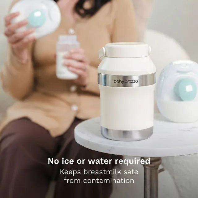 Baby Brezza - 10oz Breastmilk Bottle Cooler - Soft White
