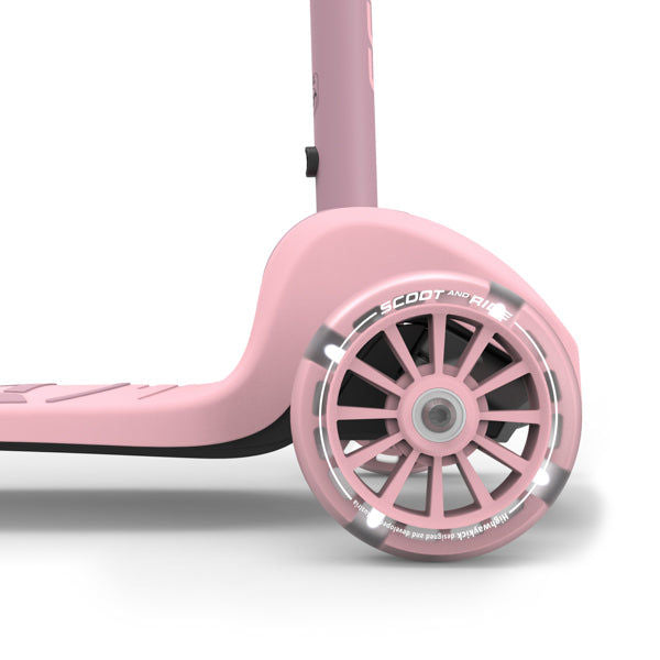 Scoot & Ride Highwaykick 3S LED Scooter — Rose
