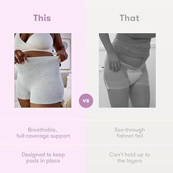 ملابس داخلية بعد الولادة من نوع بوي شورت من Frida Mom (8 قطع)