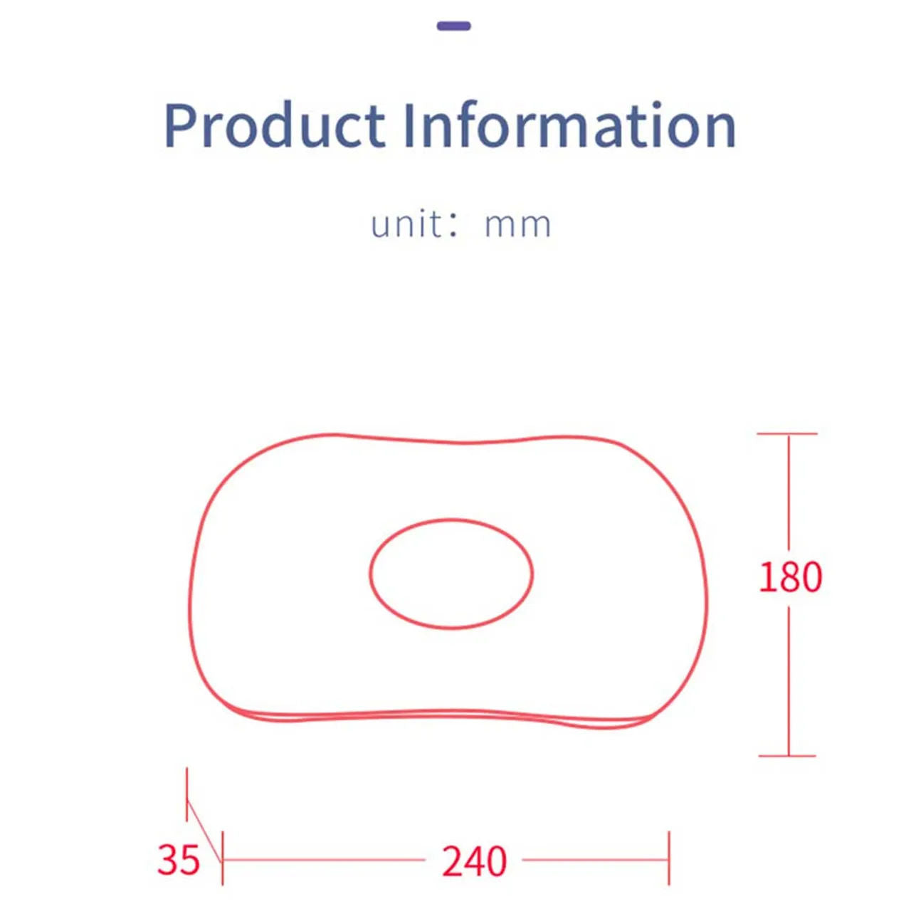 Sunveno - وسادة لتشكيل رأس الرضع