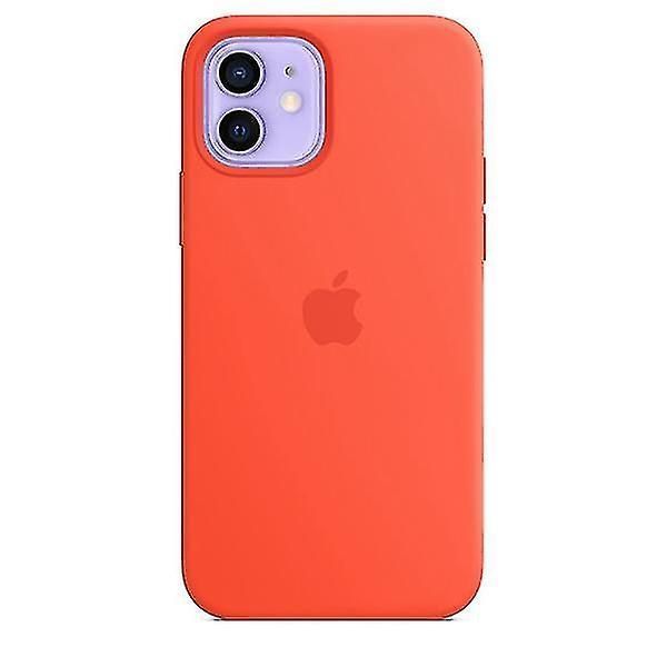 For iPhone 12 & 12 Pro - Silicone Phone Case with MagSafe, Enhanced Protection and Functionality