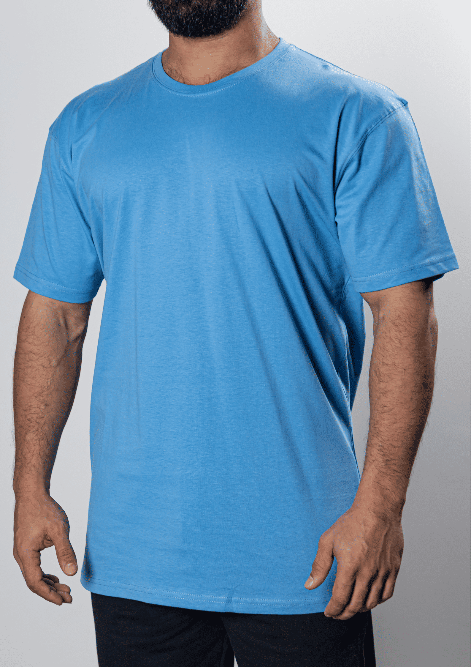 NO JEANS Cotton T-shirts – Light Blue