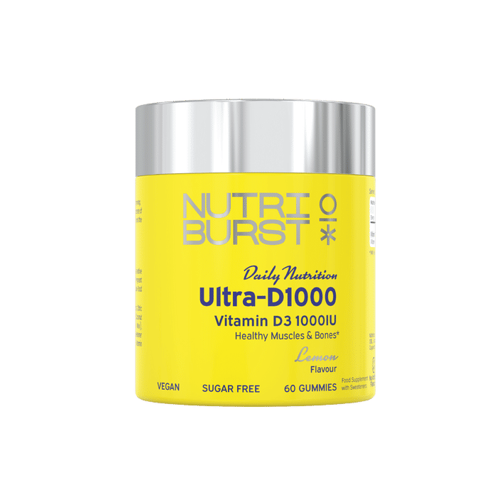 Nutriburst UltraD3 1000 IU  Lemon  60 Gummies