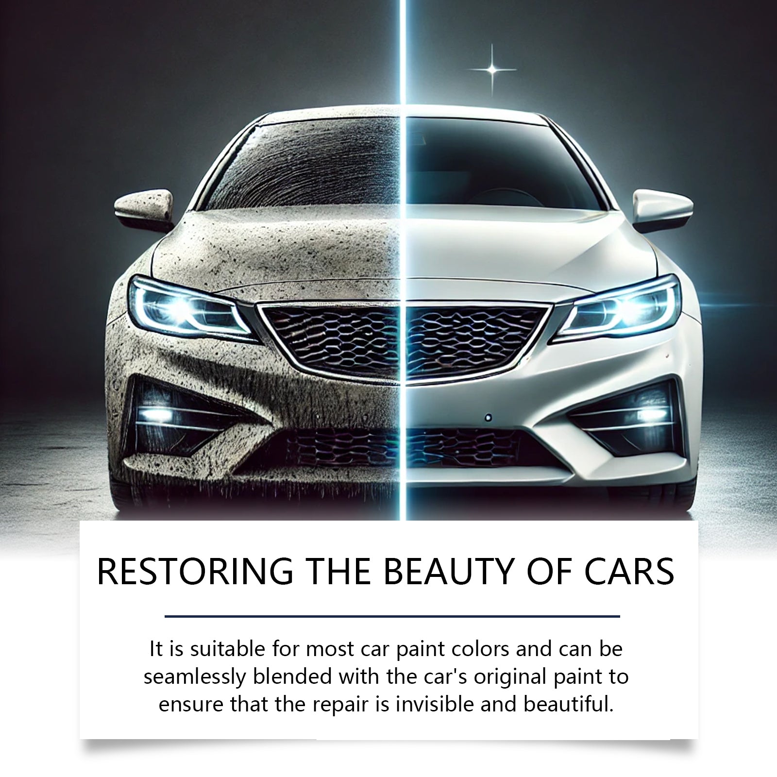 Car Scratch Repair Cream, Fast Decontamination, Polishing, Scratch Reconditioning, Car Care ,1set