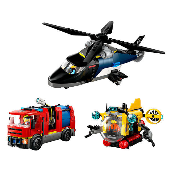 60462 Helicopter, Fire Truck & Sub.. V29