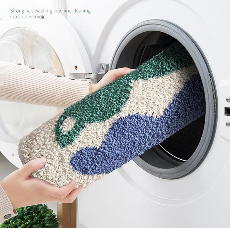 Bathroom Absorbent Carpet Home Rubber Anti-Slip Door Carpet for Entrance Doormat
