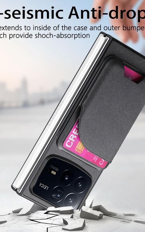Twill Fabric Leather Skin Phone Case For Xiaomi Mix Fold 4