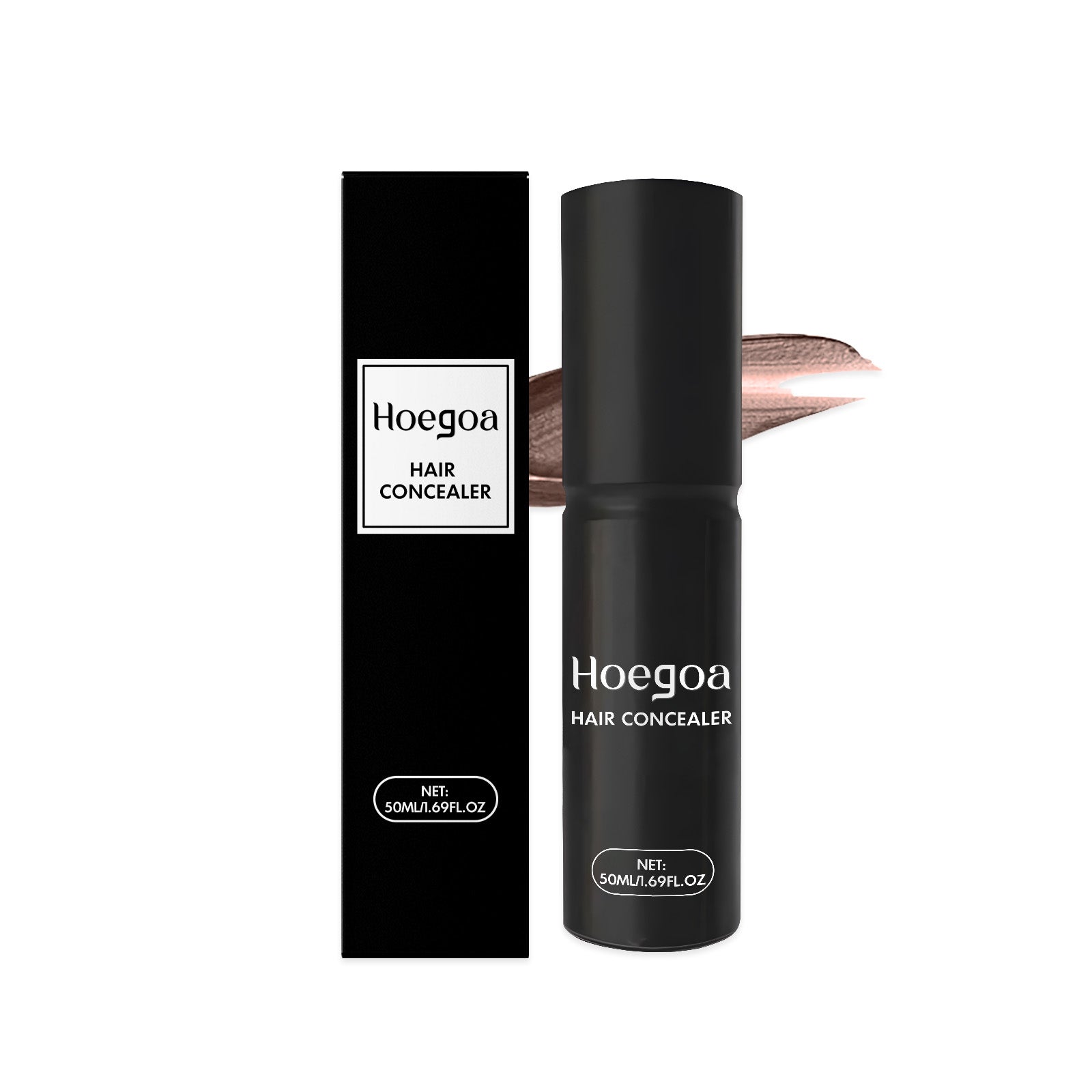 Dark Brown Hair Covering Cream, Waterproof, Temporary Hair Concealer, Easy to Use ,50ml