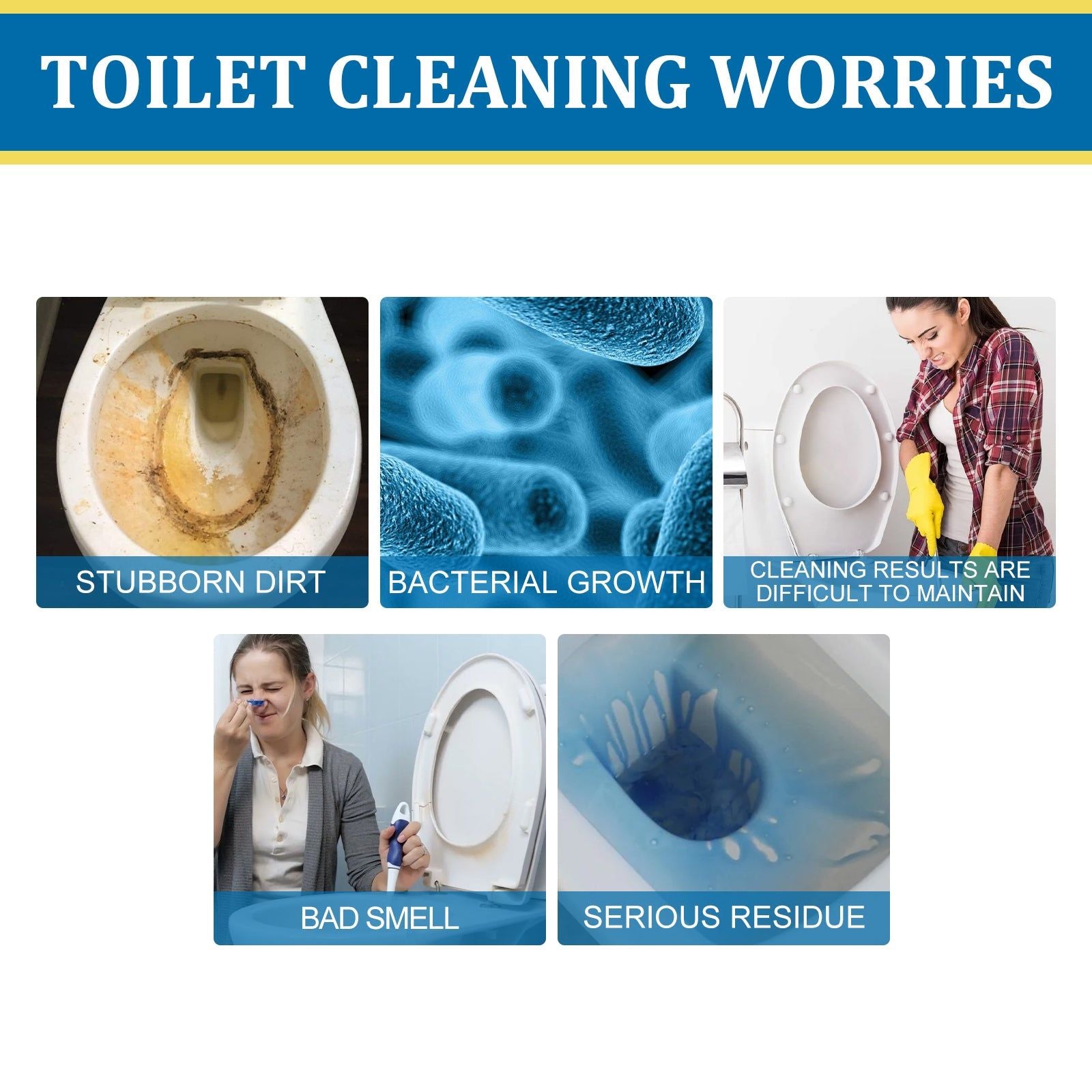 Automatic Toilet Cleaner, Long-lasting, Deodorizing, Easy to Use, Fresh Bathroom ,100ml