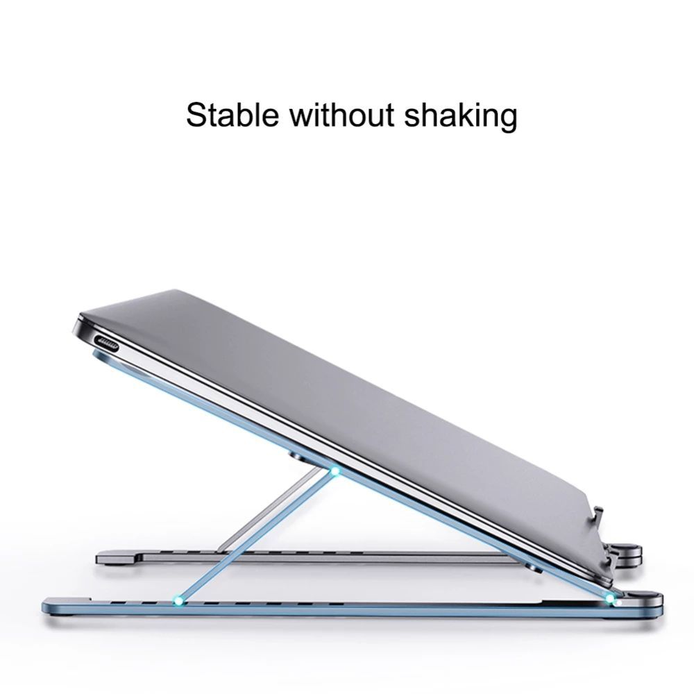 Folding Aluminum Laptop Stand Portable Cooling Rack For Macbook Air Pro