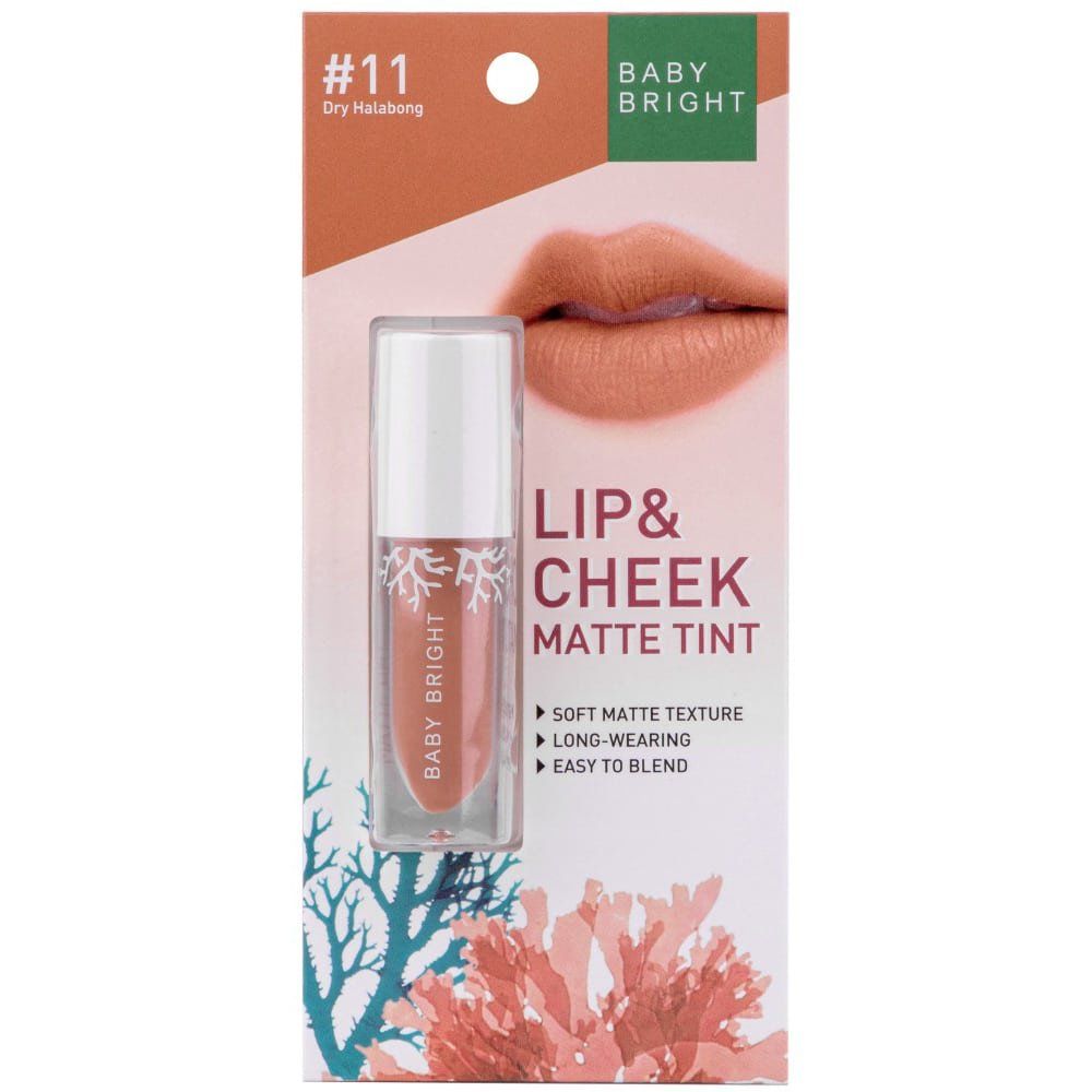 LIP & CHEEK MATTE TINT 2.4G BABY BRIGHT (M) #11 DRY HALABONG