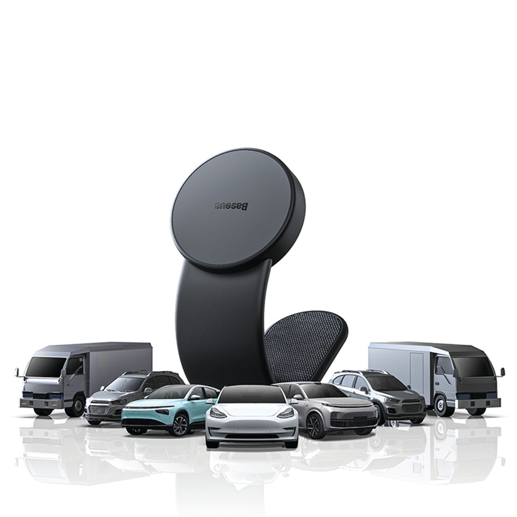 Baseus C02 Magnetic Phone Holder Cluster Black, BA.SUCC000201.BK