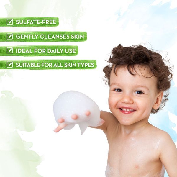 ماما إيرث أوريجينال أورانج بودي ووش للأطفال، 300 مل