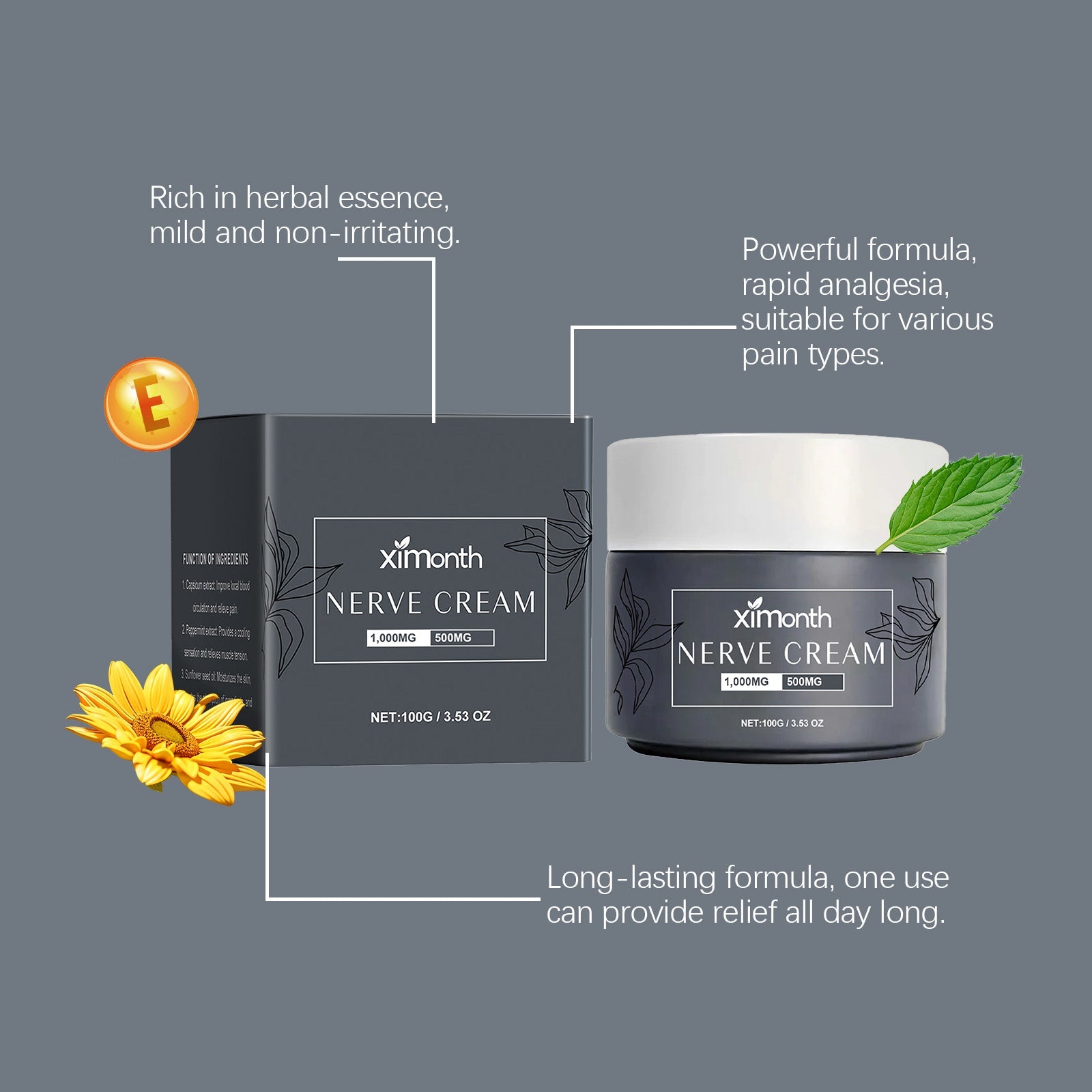 Joint Repair Cream for Body Care, Pain Relief, Herbal Moisturizer, Fast-Acting ,100g