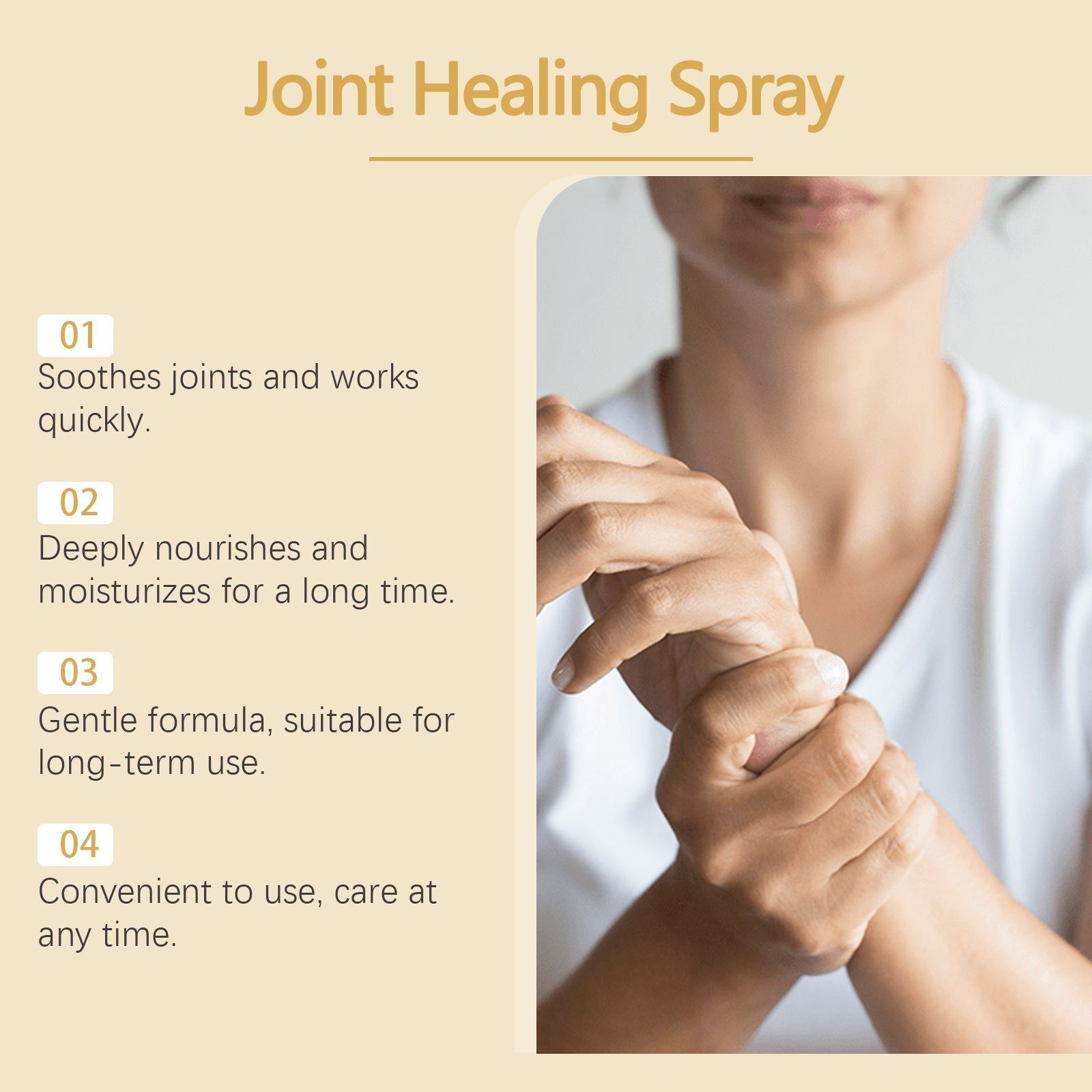 Bee Venom Body Care Spray, Natural Joint Pain Relief, Skin Nourishing, Arthritis Support ,60ml