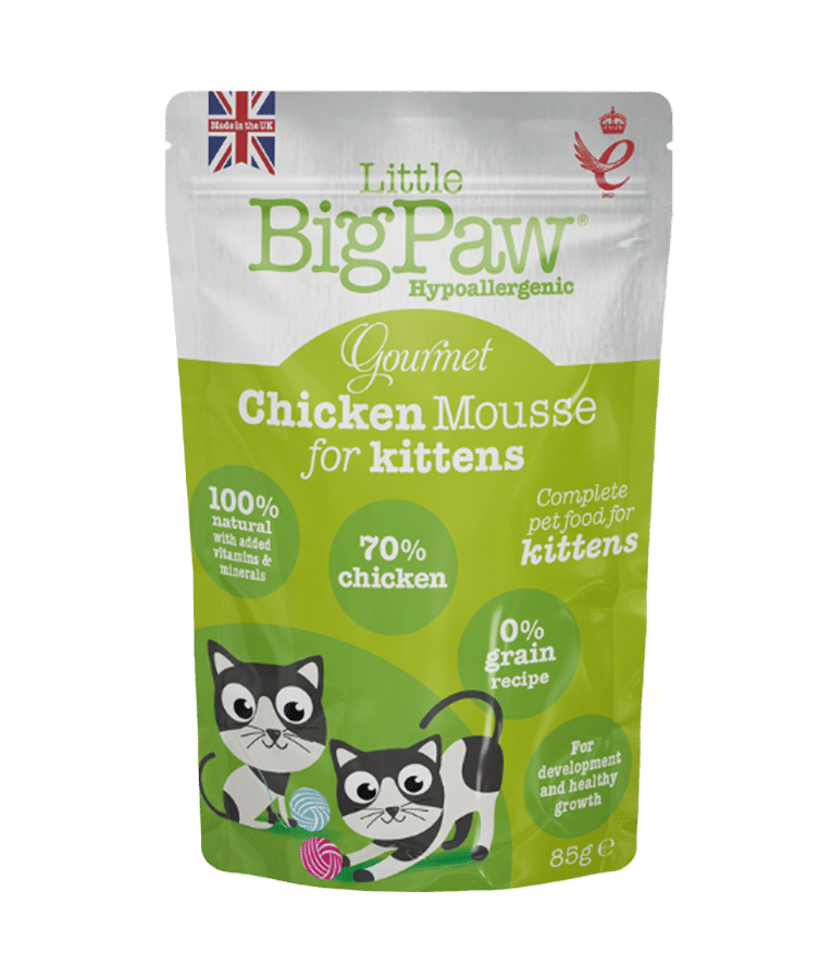 Little BigPaw Gourmet Chicken Mousse Wet Kitten Food 85g