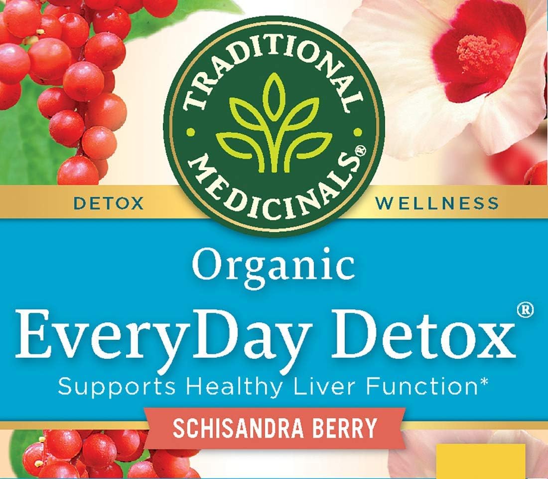 Traditional Medicinals, Detox Teas, Everyday Detox, 16 Wrapped Tea Bags.85 Oz (24 G)