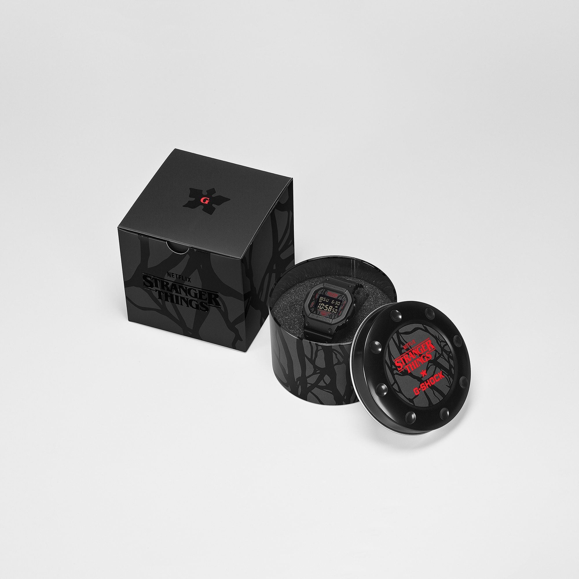 Casio G-SHOCK DW5600STT-1D, Stranger Things Collaboration Limited Edition Shock Resistant Digital Watch