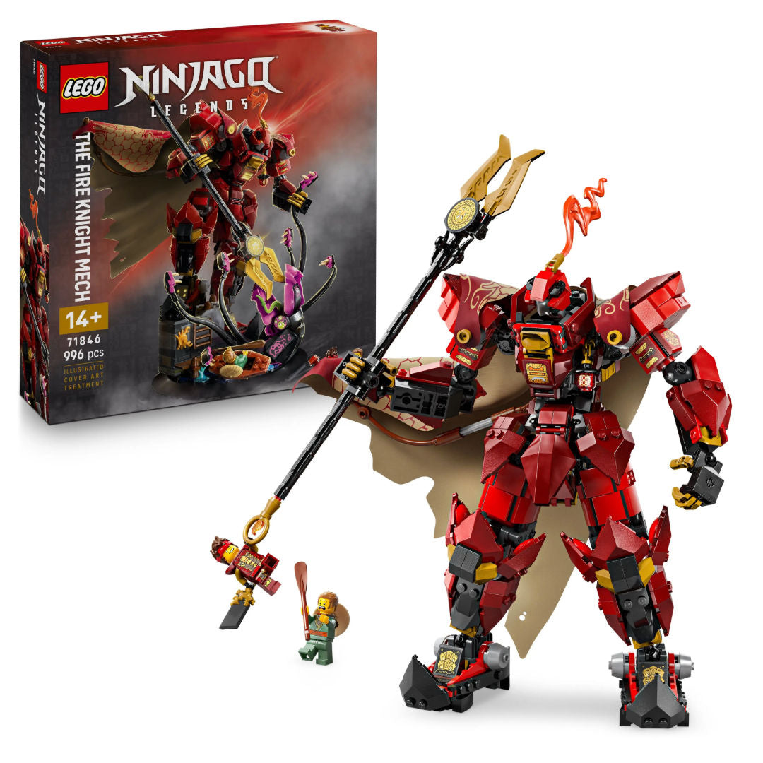 مجموعة ألعاب البناء «فارس النار» من LEGO NINJAGO، للأعمار من 14 عامًا فما فوق