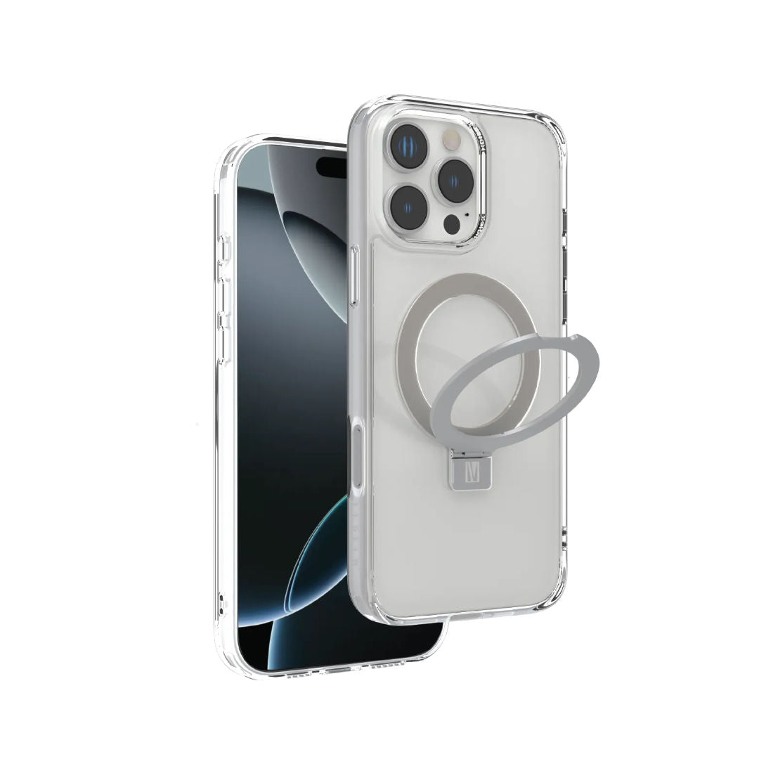 Levelo Verona Case for iPhone 16 Pro Max, Clear