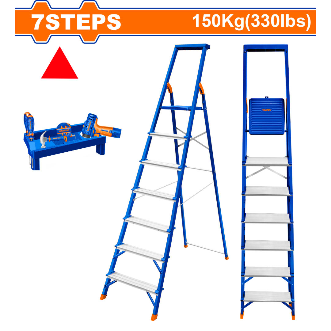WADFOW Steel & Aluminum Household Ladder