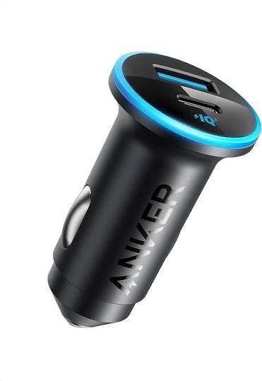 Anker 323 Car Charger 52.5W Black