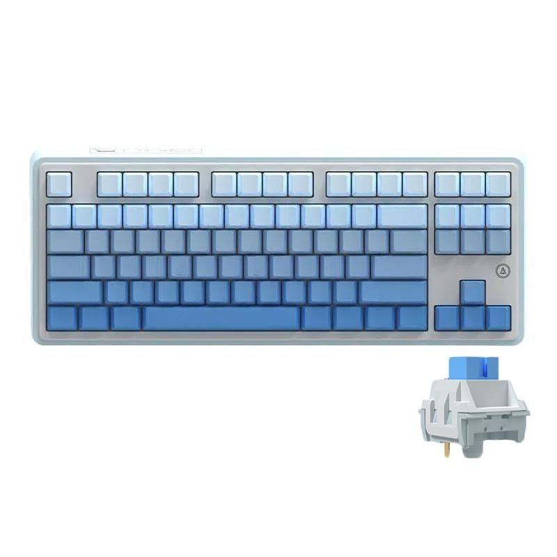 Ajazz AK870 RGB Keyboard Flying Fish Axis Gradient Blue