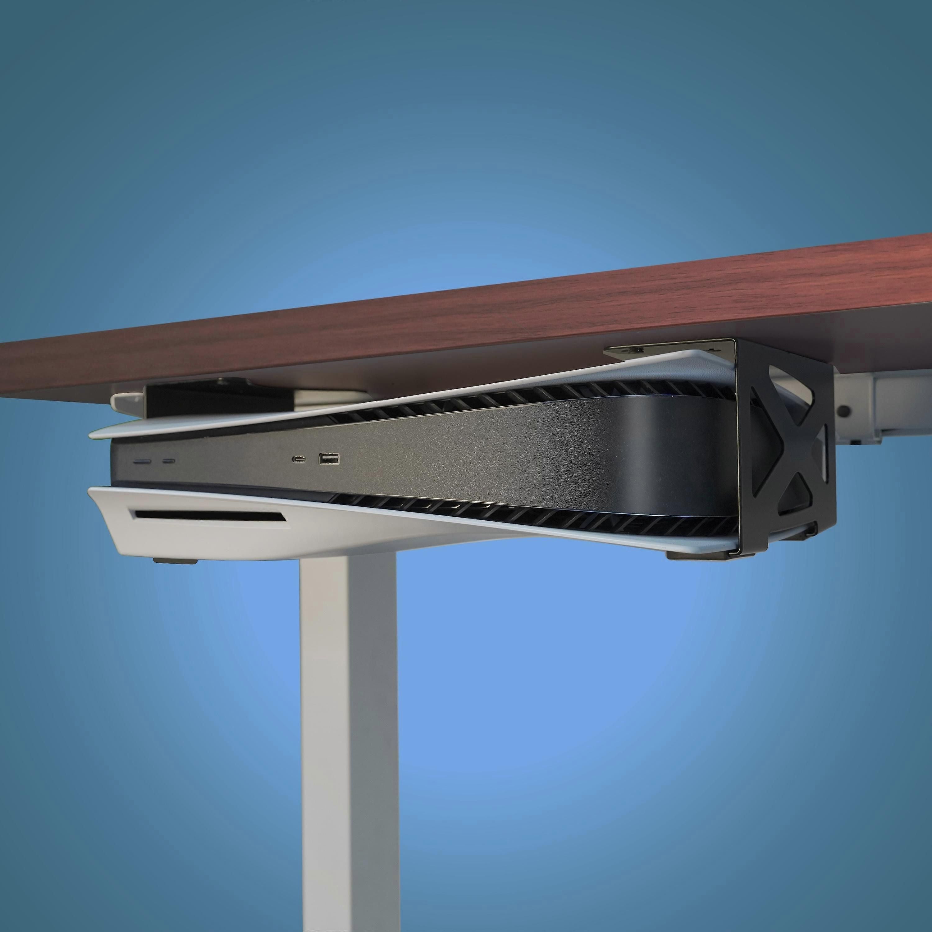 Under Desk Holder Mount for PS5 Disc & Digital Console Stealth Bracket