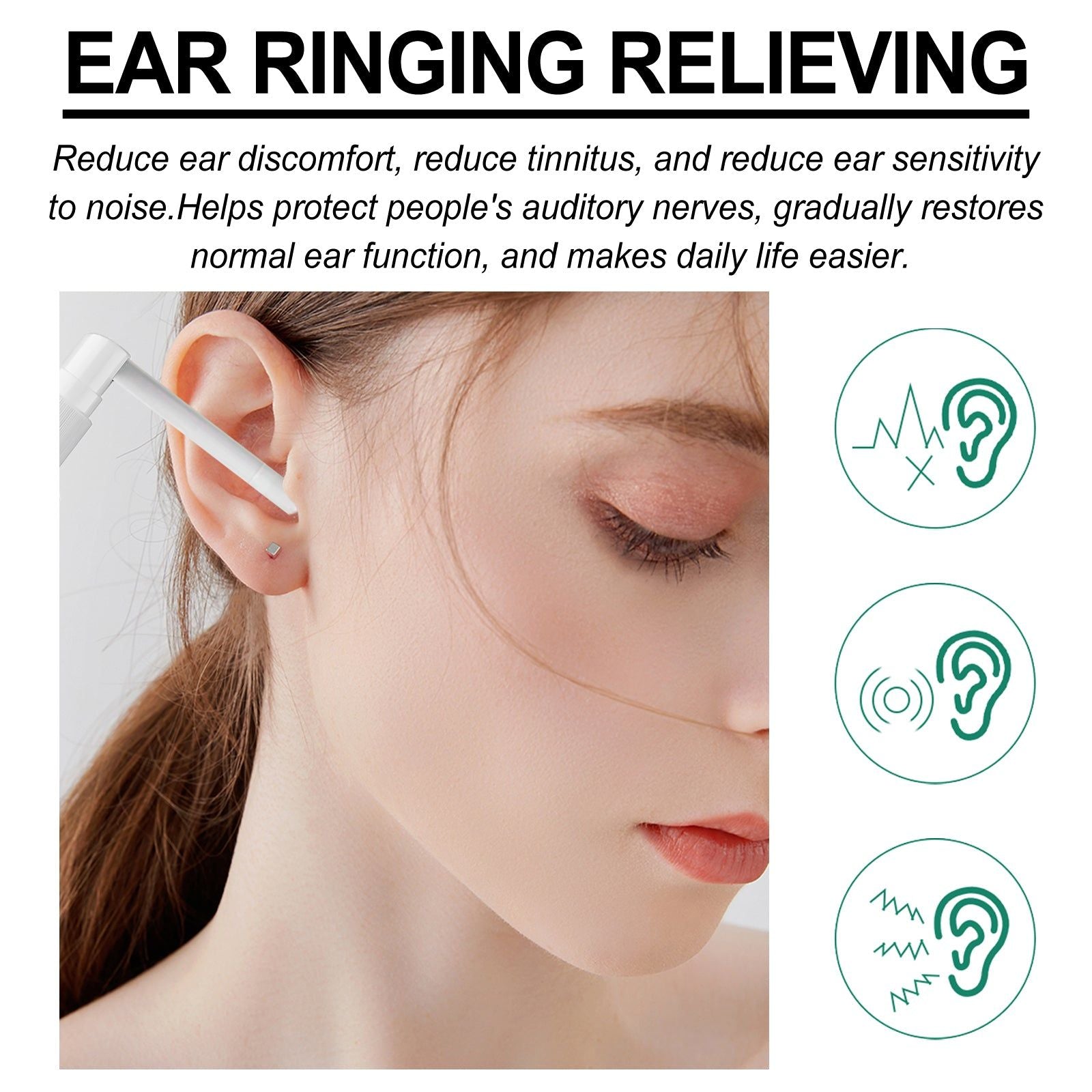 Bees Propolis Ear Care Spray, Tinnitus Relief, Ear Discomfort, Ear Wax Cleaner ,60ml
