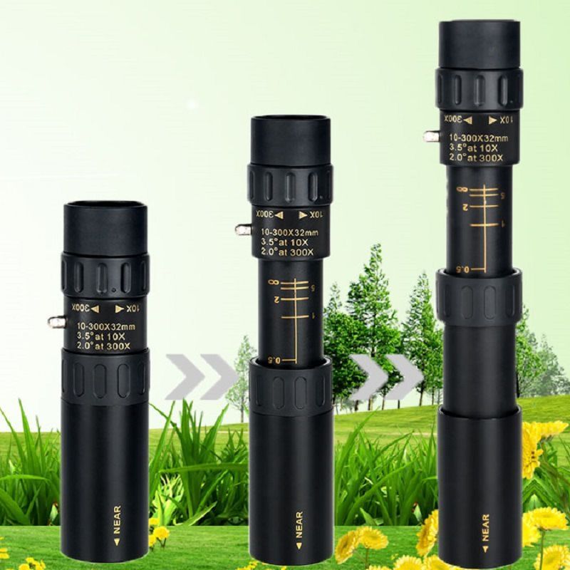 Monocular Telescope Pocket Optical Hunting Prism 10-30x25 Zoom Telescopes For Travel