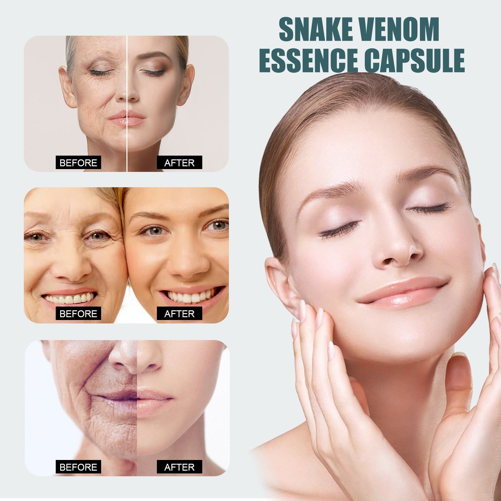 Brightening Hydrating Firming Lift Anti-Aging Essence Capsules for Youthful Skin ,30pcs