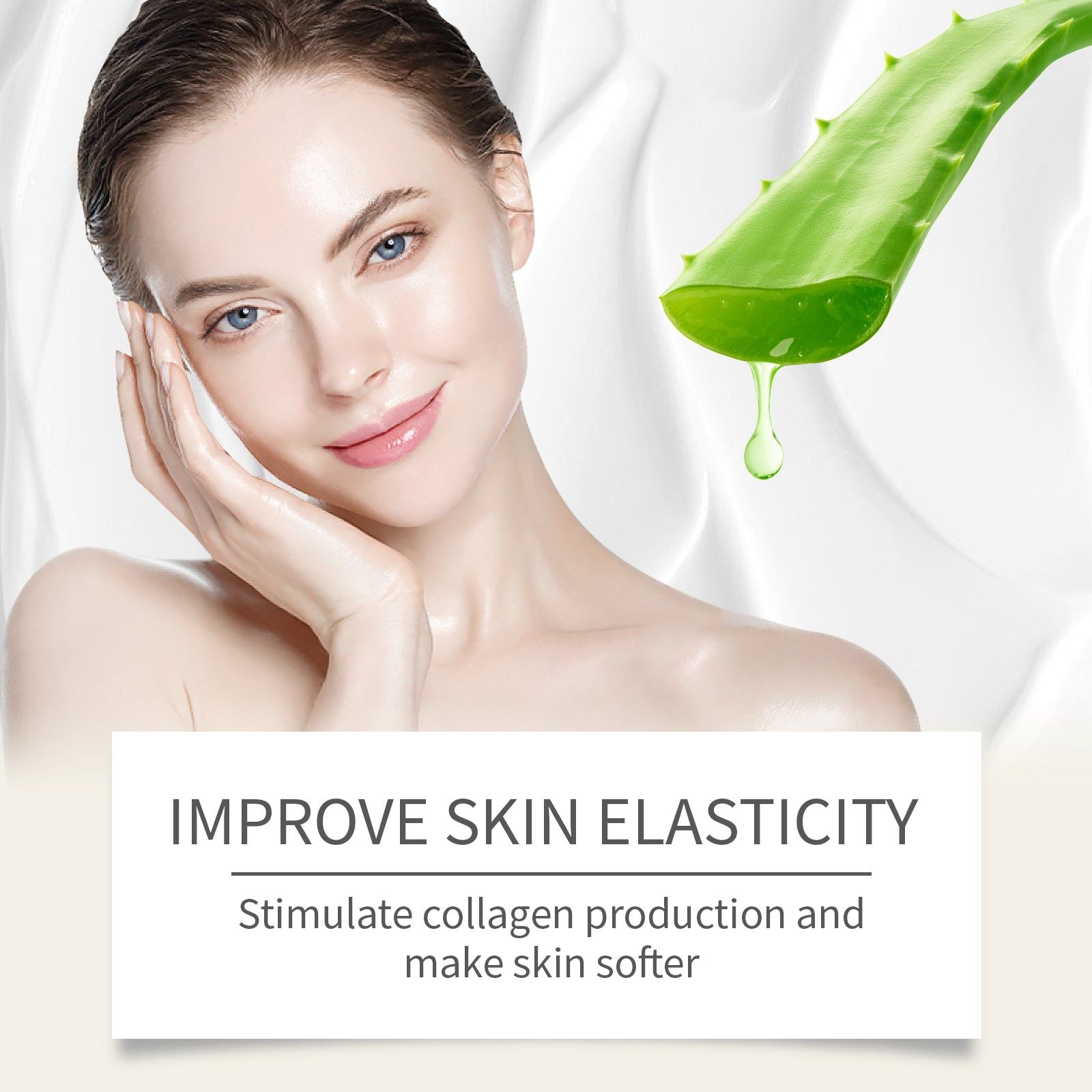 Aloe Vera Face Cream, Brightening, Moisturizing, Gentle Skin Care, Natural Glow ,50g