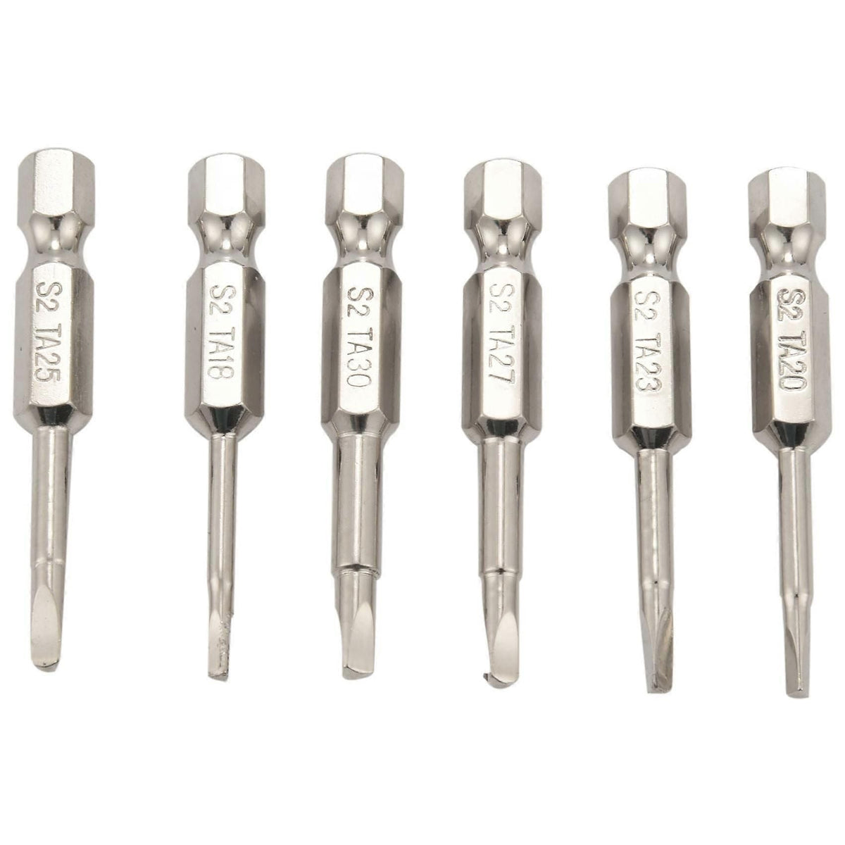 6pcs Magnetic Triangle Screwdriver Bits Set Made of S2 Steel