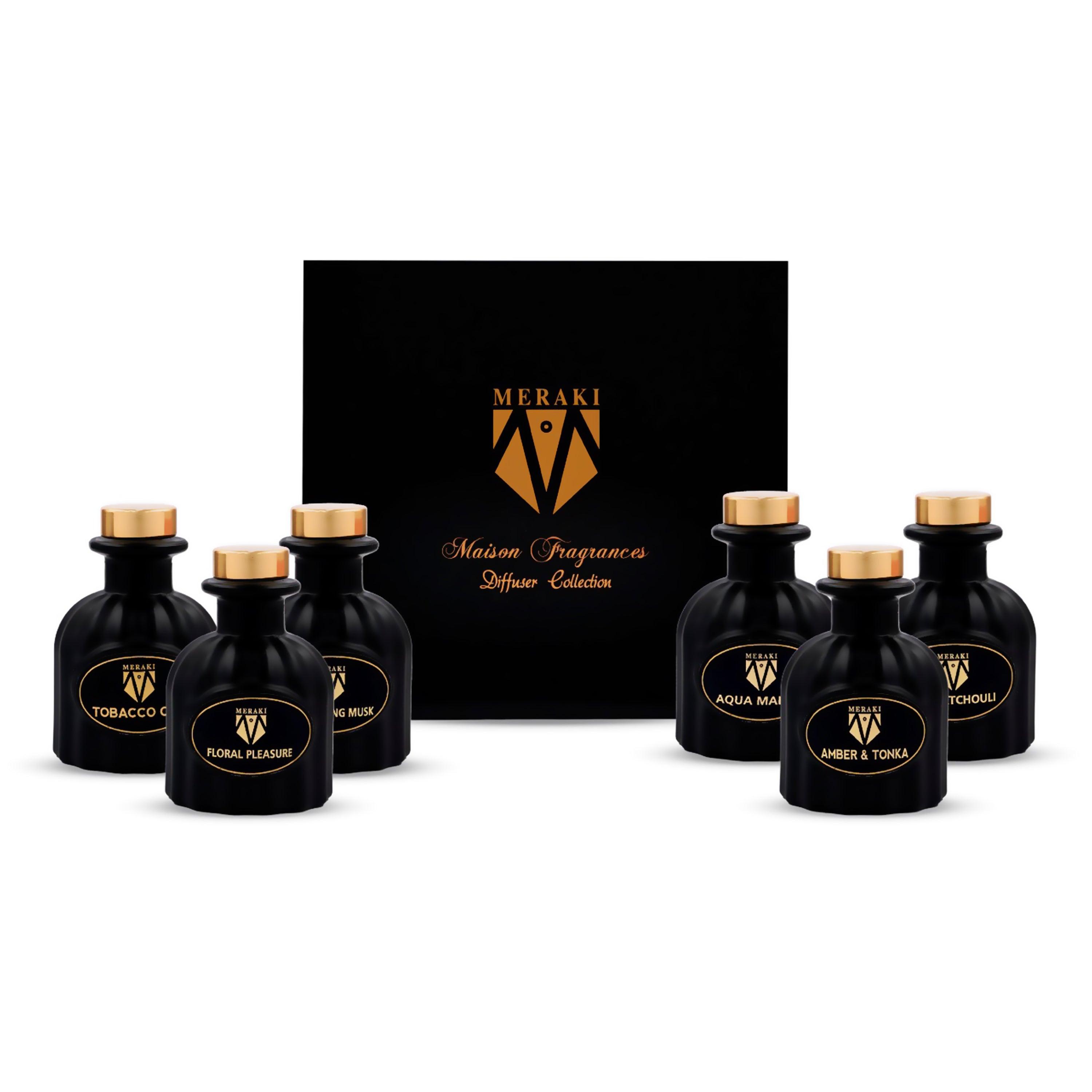 Meraki Maison Fragrances Diffuser Collection 6*50Ml Set