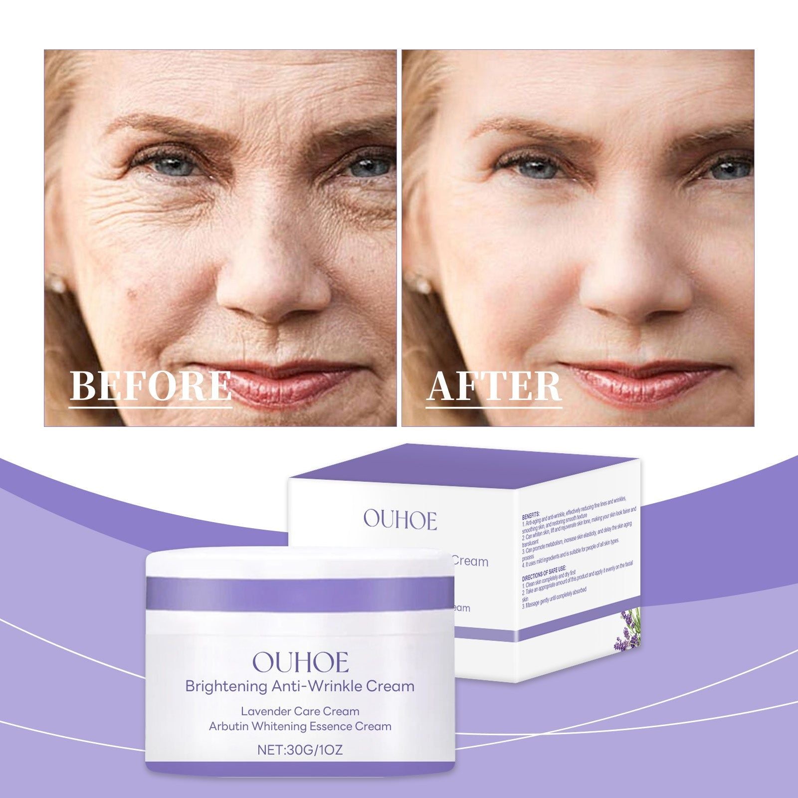 Hydrating and Moisturizing Face Cream, Brightening, Collagen Rejuvenation, Anti-Aging, Skin Plumping ,30g
