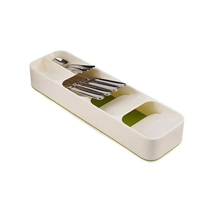 Cutlery Storage Box Tableware Organizer Kitchen Flatware Drawer Tray Forks Knives Storage Box