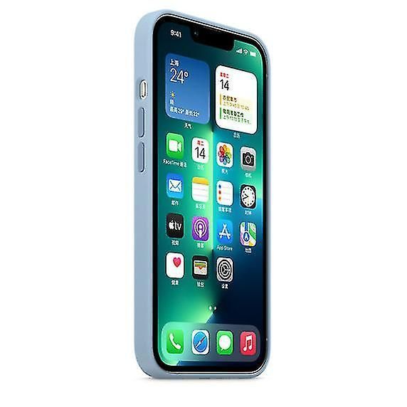 For iPhone 13 Pro Max - Silicone Phone Case with Perfect Protection and Magnetic Charging Support