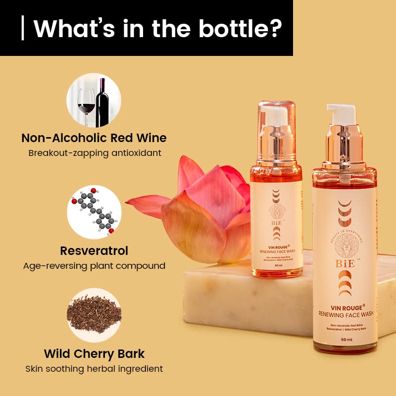 BiE Vin Rouge -Renewing Face Wash 50 ml