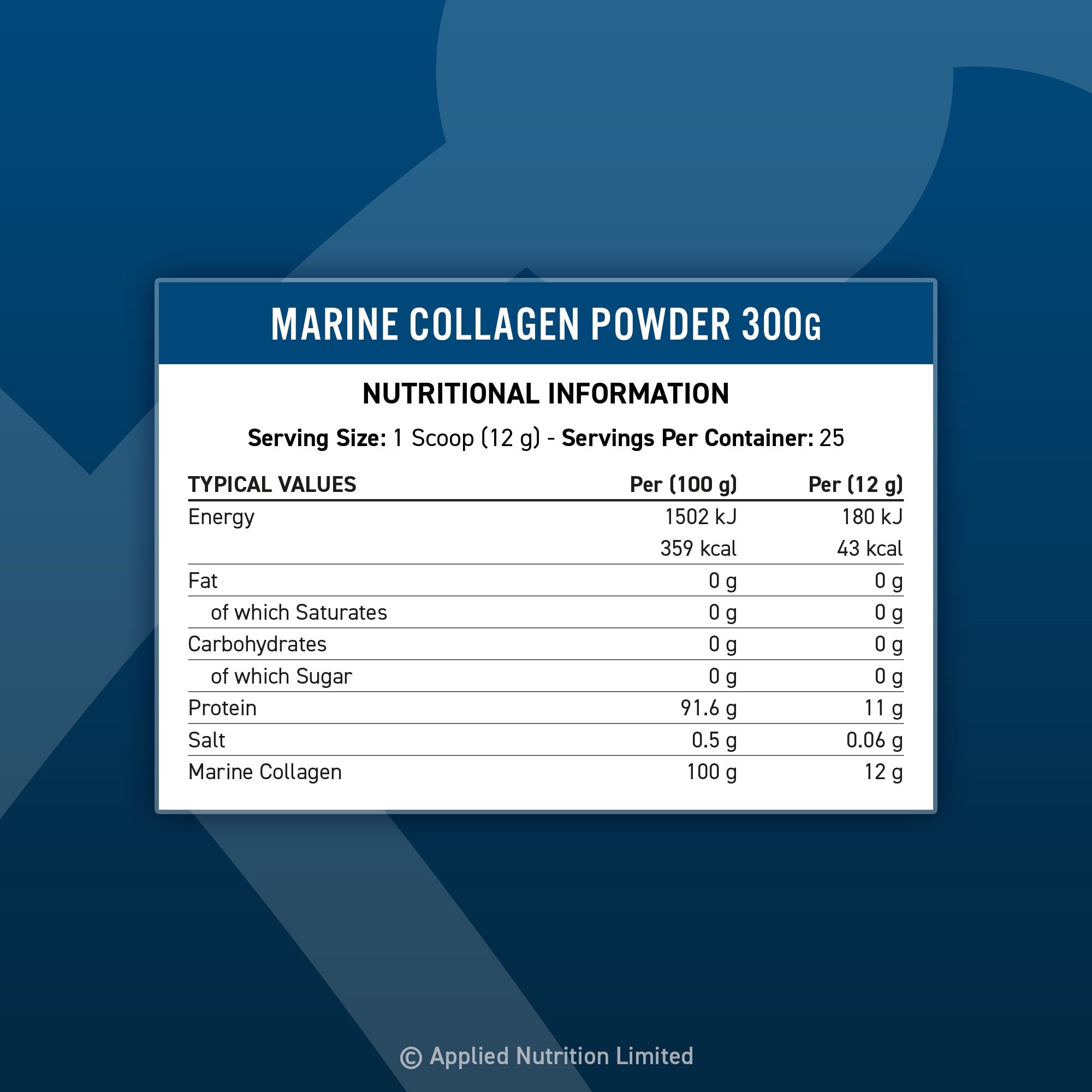 AN MARINE COLLAGEN UNFLVR  300G