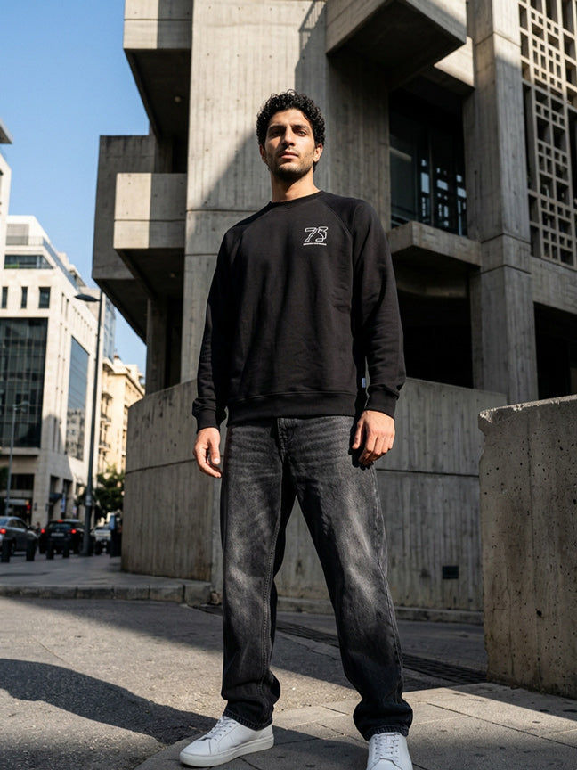 RSPR BLACK LONG SLEEVE SWEATSHIRTS No.73