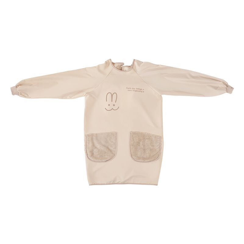 Kitchen Household Long Sleeve Apron Waterproof Dirty Cooking Work Clothes