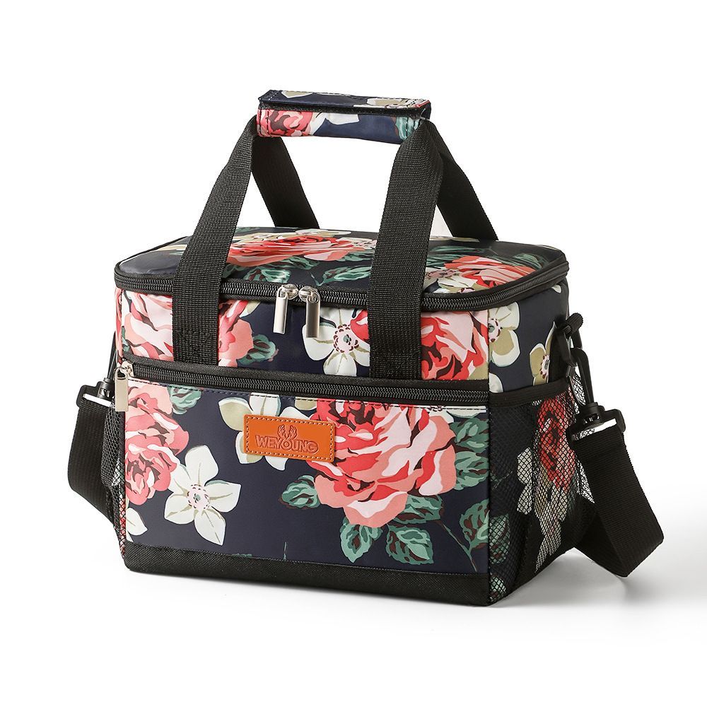 Leakproof Insulated Lunch Bag Waterproof Thermal Cooler Tote with Shoulder Strap