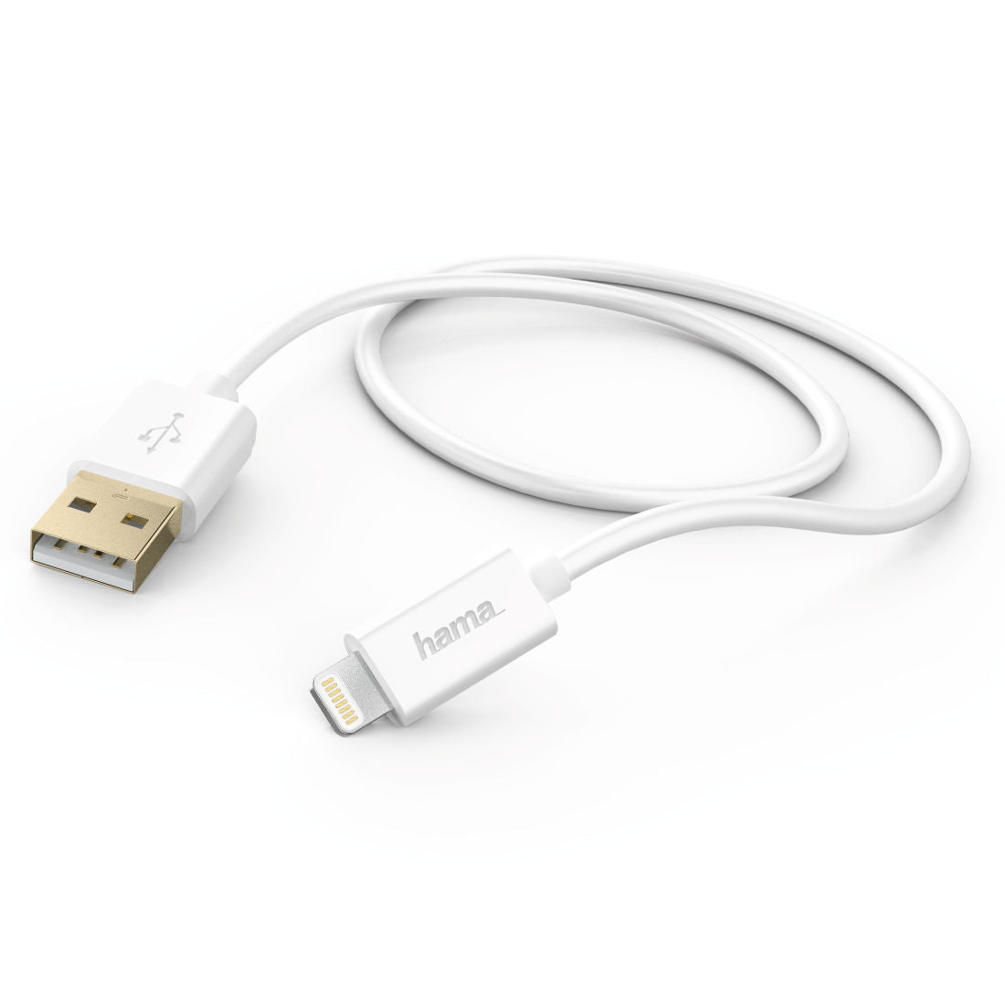 HAMA 173640 Charging/Data Cable, Lightning, 1.5 m, white