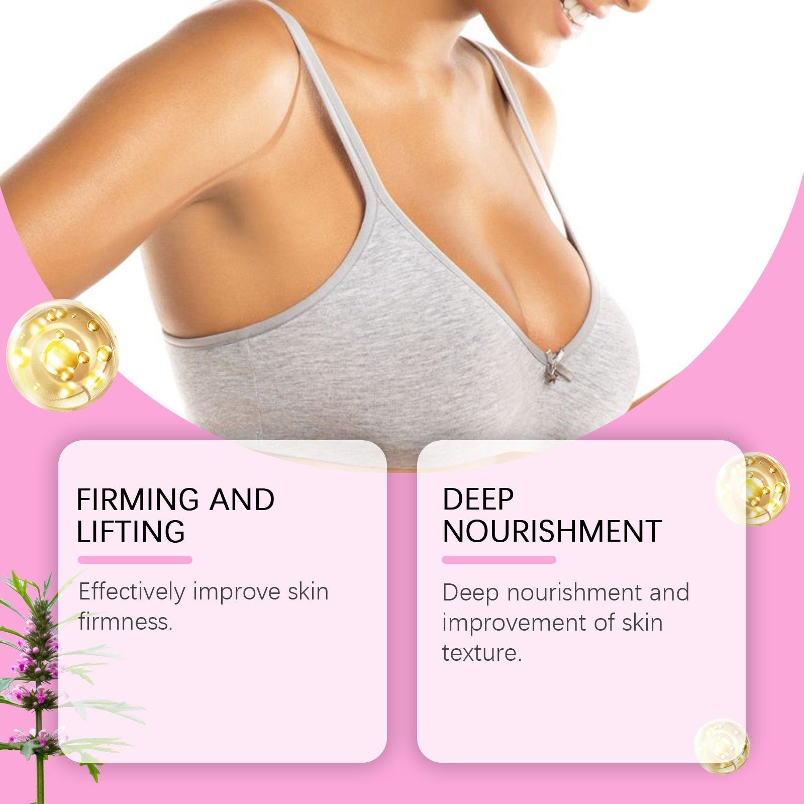 Chest Lift Cream, Firming & Hydrating, Anti-Aging, Skin Elasticity Boost ,100g