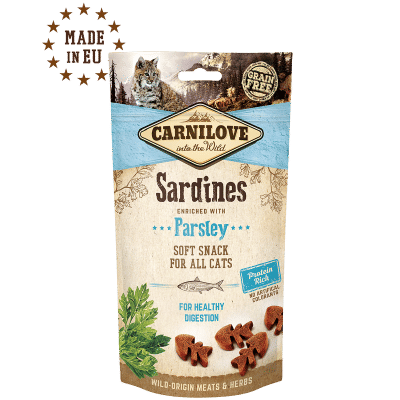 Carnilove Cat Semi Moist Snack Sardine enriched with Parsley 50 g