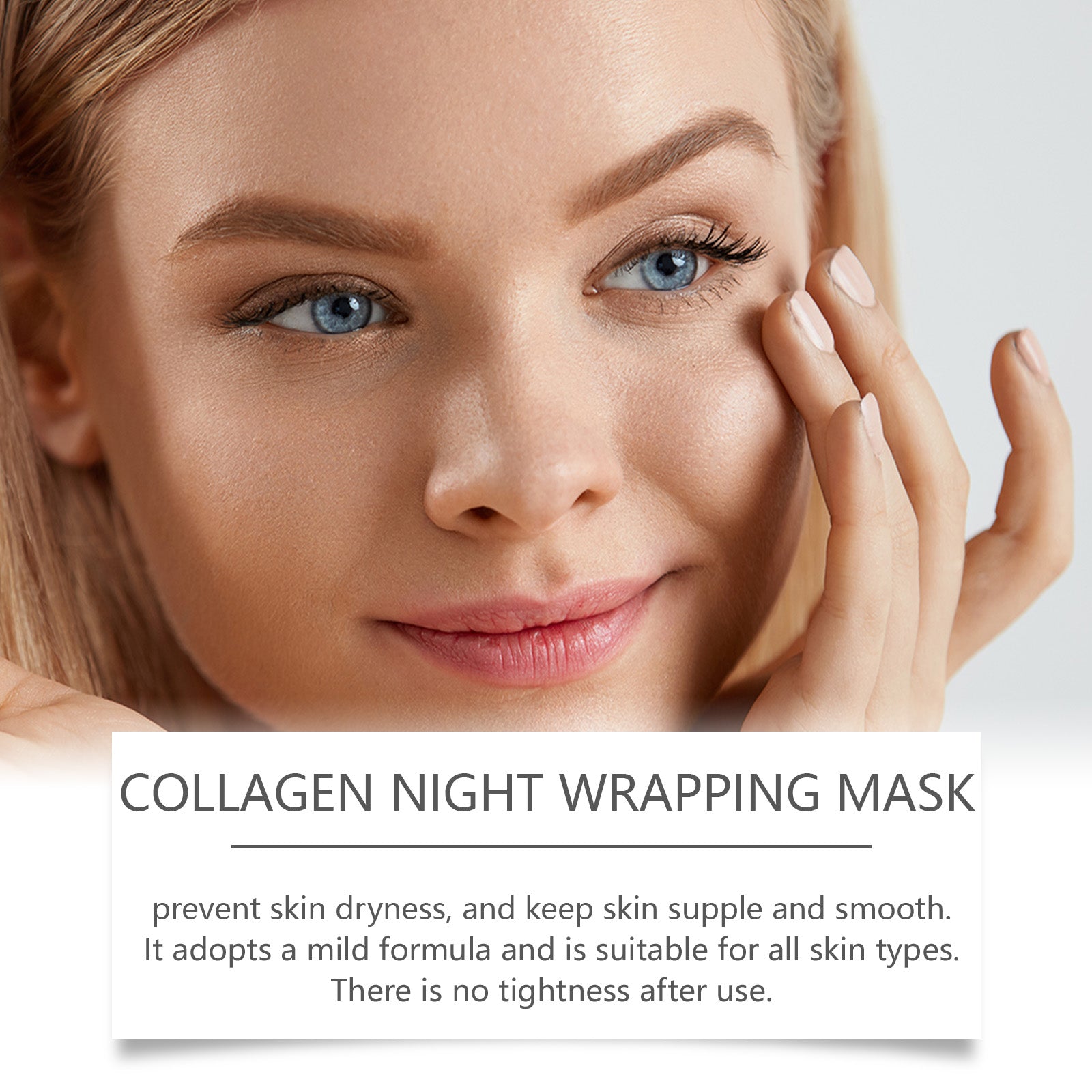 Collagen Peel Mask, Brighten Skin Tone, Deep Hydration, Anti-Aging, Glow ,1set