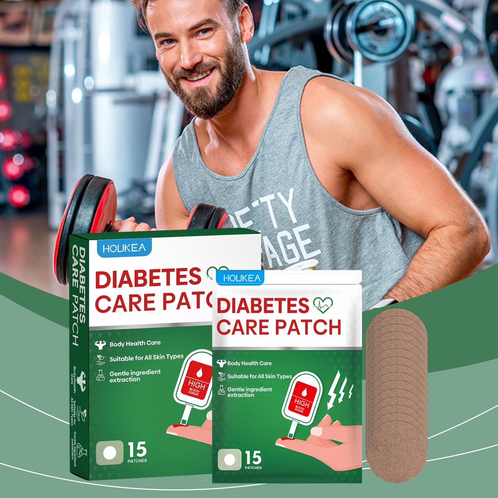 Body Care Patches for Soothing Discomfort, Natural, Portable, Easy to Use ,15pcs